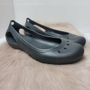 Crocs Shoes Women’s  Kadee Black Slip On Ballet Flats Size 8